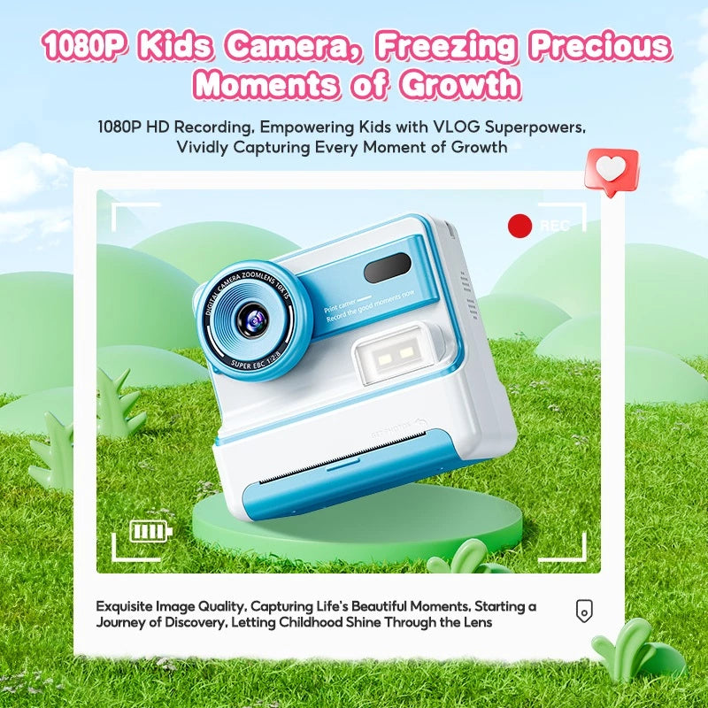 Kids Instant Print Camera