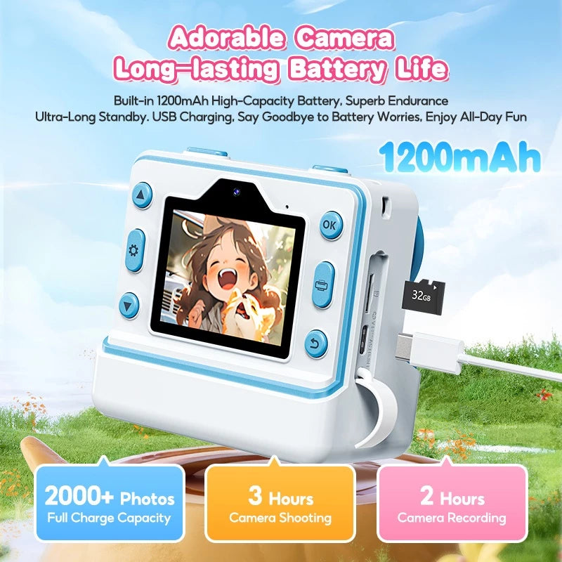 Kids Instant Print Camera